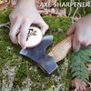 THRWCLUB Axe Sharpener 400/1000 Grit - Hatchet/Axe Sharpening Stone, Axe
