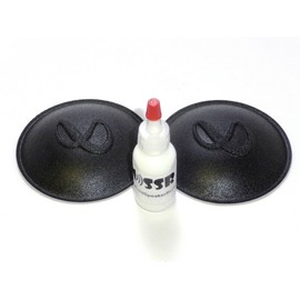 2 Infinity 3.5" Logo Dust Cap Kit with Adhesive