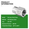 TAISHER 2PCS 304 Stainless Steel 3/8" NPT Male x 3/8"