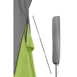 Universal Parasol Protective Cover up to Diameter 300 cm - Parasol Cover with Pole, Zip, Carry Handle - Polyester Cover for Parasols up to 3 m Diameter