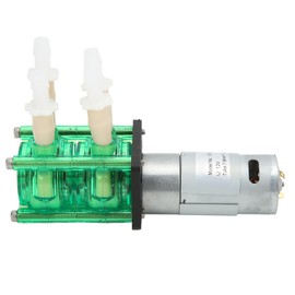 Dual Head High Flow Corrosion Resistant Peristaltic Pump Liquid Dosing Pump with BPT Tube 700ml/min DC12V 1200mA