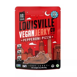 Louisville Vegan Jerky - Pepperoni Pizza - meatless, vegetarian, gift 4/8/2025