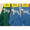 Adult Med.6-11 Dog Breed Silhouette Footwear Dog Socks Pick 2