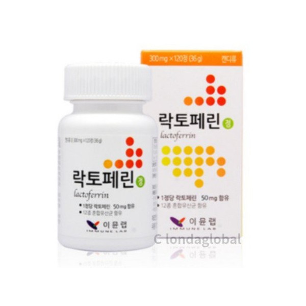 Immune Lab Lactoferrin Lactobacillus Dietary Supplement 120p / 이뮨랩 락토페린