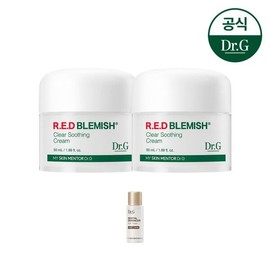 Dr.G [Dr. G] Red Blemish Clear Soothing Cream 50ml Duo Gift Set (Increased) Revital Enhancer EGF Toner 10ml / [닥터지] 레드 블레미쉬 클리어 수딩 크림 50ml 듀오 기프트 세트 (증)리바이탈 인헨서 EGF 토너 10ml