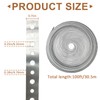 AxiSculpt 2Pack Galvanized Pipe Hanger Strap Metal Pipe Strap 3/4-Inch