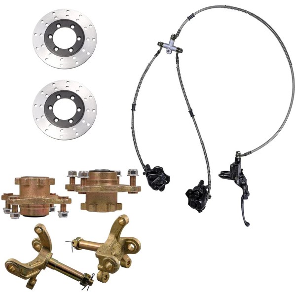 Unbranded 4-Stud Front Wheel Hub Steering Knuckle Brake Suit Go