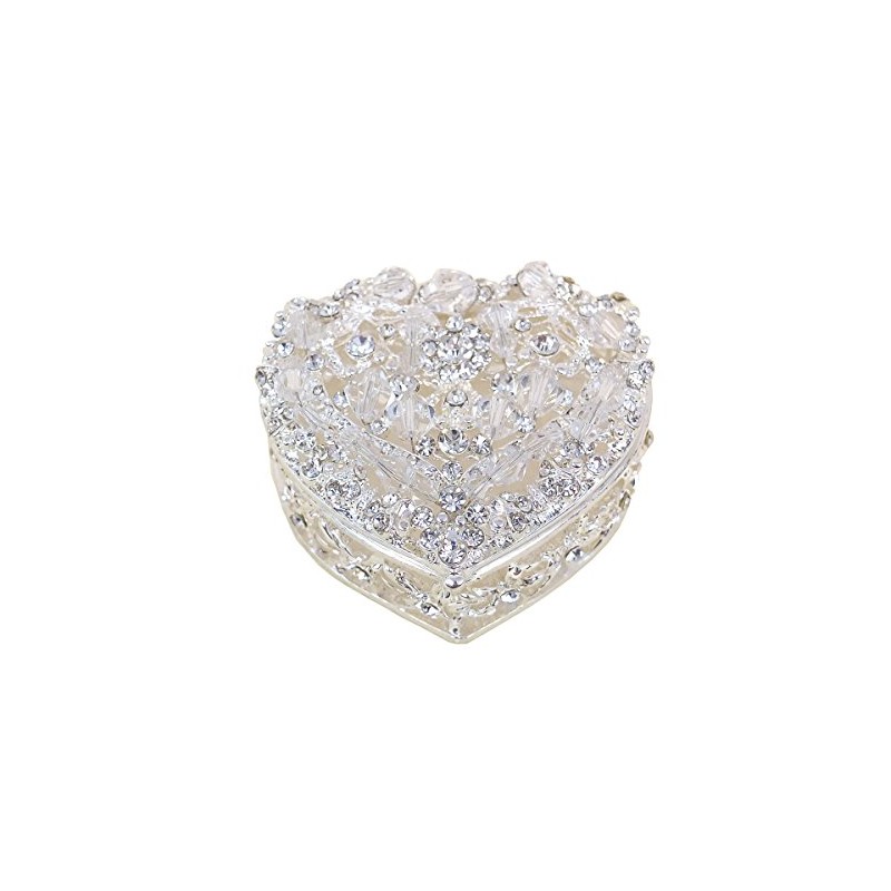 Lassos Boutique 2" Heart Shaped Silver Wedding Arras Set, Arras