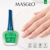 Masglo Base Fortalecedora Ajo y Limón – Esmalte Tradicional para