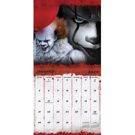 2024 Horror Collection Mini Wall Calendar