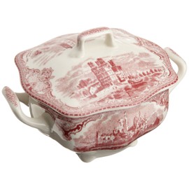 Johnson Brothers Old Britain Castles Pink Covered Sugar Bowl