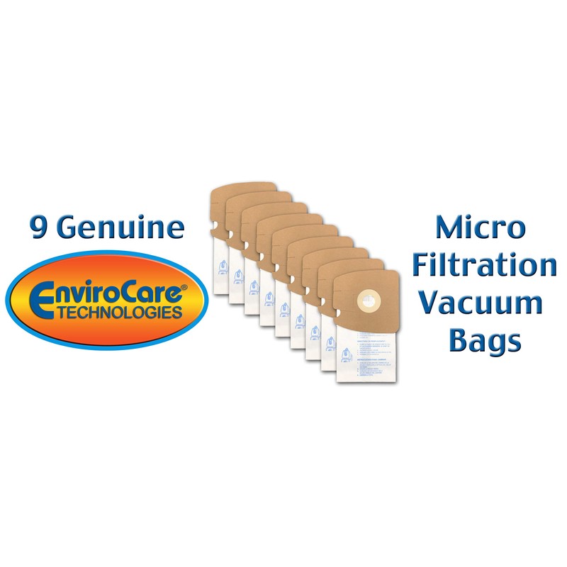 Eureka Style MM Envirocare Micro-Filtration Vacuum Bags - 9 Pack