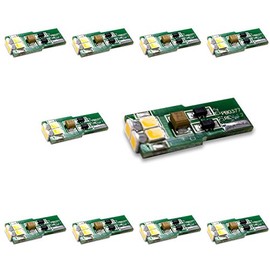 Brightech - LED Replacements for Malibu Landscape Lights, T10 Wedge Base, 12V DC Warm White Color Bulbs, Compatible with Landscape Lighting for Patio, Garden, Lawn - 10 Pack