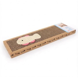 Cat Scratching Pad for Everyday Scratching – 37 x 12 cm Corrugated Single-Layer Board for Indoor Cat Areas