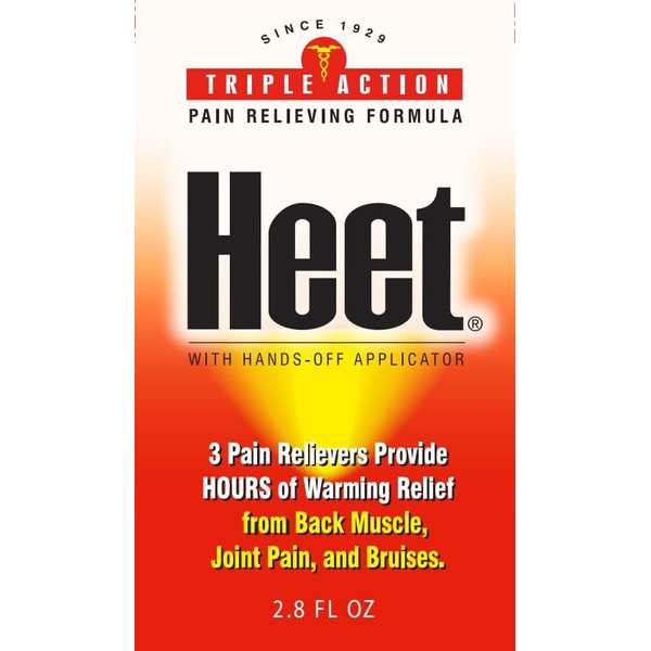 Heet Triple Action Pain Relieving Formula (8-Pack)