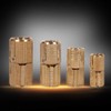 4pcs Brass Hidden Concealed Hinge Invisible Barrel Hinge for Cupboard