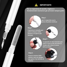 Cleaning Kit for Headphones, Bluetooth, Headphones, Smartphones, Compatible with Keyboards