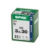 SPAX Wirox 8000000286896 Universal Screw, 3.5 x 30 mm, Pack