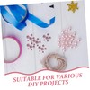 LALAFINA Cherry Blossom Pink Flatback Rhinestones Round Gems for DIY