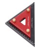 Double Triangle Ruler Detachable 4 Inch and 6 Inch Aluminum