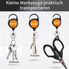 pullther Pack of 3 Key Chains, Extendable, Fly Fishing Accessories,
