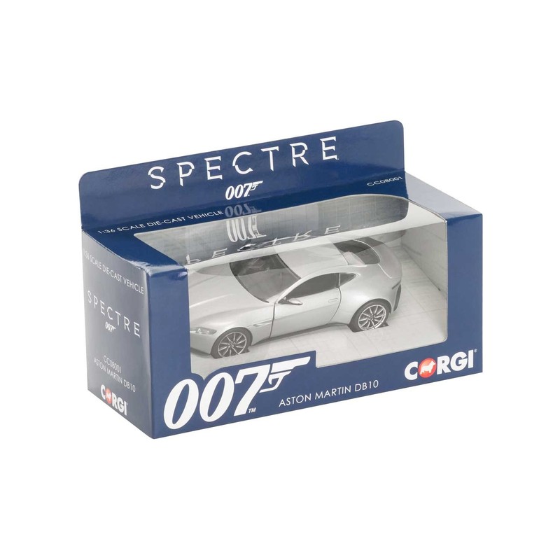 Hornby CC08001 James Bond Aston Martin DB10 Spectre Car (Silver)