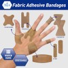MED PRIDE Sterile Fingertip Fabric Bandages - 100 Count