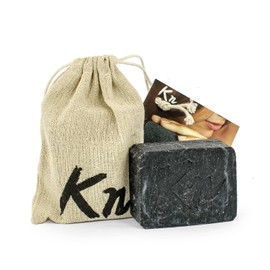 Karbonoir Black Soap with Activated Carbon from Coconut Shells, Palm Oil, Effective for Acne, Blackheads and Other Skin Problems, for All Skin Types - 100g