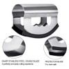 Salad Knife Chopper with Protective Cover - Stainless Steel Salad