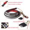 TOTMOX LED Tailgate Light Bar, 60" Triple Row LED Truck