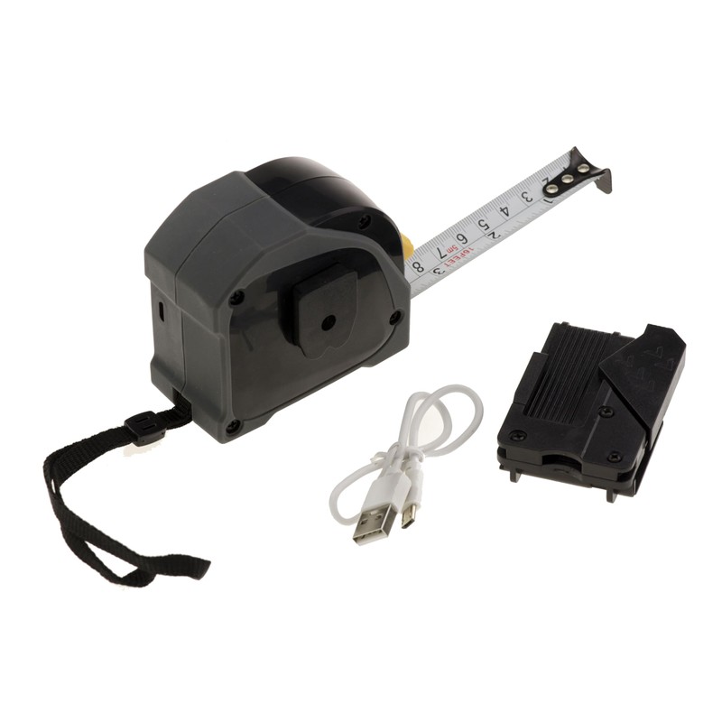 KALEA-INFORMATIQUE 5M wide tape measure with built-in laser rangefinder with