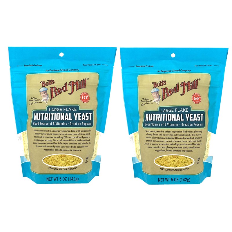 Bob’s Red Mill Large Flake Nutritional Yeast 5 Ounce (Pack