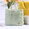 Orange/Avocado/Lemon/Peach Insulated Lunch Bag, Lunch Totes With Pockets, Drawstring Keep