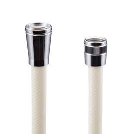 Kakudai large bore shower hose 1.6M 3672C cream