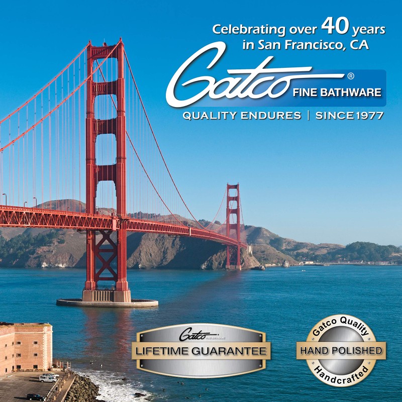 Gatco 1296, Modern Decor Wall Hook. Coat Hat Towel Robe