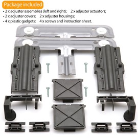 Dishwasher Top Rack Adjuster by SupHomie - Compatible with Whirlpool WDT750SAHZ0 WDT780SAEM1 WDTA50SAHZ0 WDT730PAHZ0 WDT970SAHZ0 WDT970SAHV0 WDT730PAHB0 WDT730PAHV0