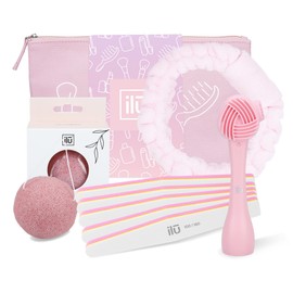 ilū - Kosmetiktasche aus Baumwolle in Pink – Vegan und stylisch, ideal für Beauty-Fans, die ihre Kosmetik sicher transportieren möchten. Ein Must-have für jede Handtasche