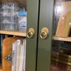 dophee 2Pcs 1.18" Vintage Copper Round Ring Style Dresser Drawer