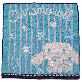 Towel Handkerchief, Women's, Girls, Cute, Character Hand Towel, Mini Towel, 9.8 inches (25 cm), Petite Towel, Antibacterial, Water Absorbent, Cotton Towel, Nursery School, Kindergarten, Elementary