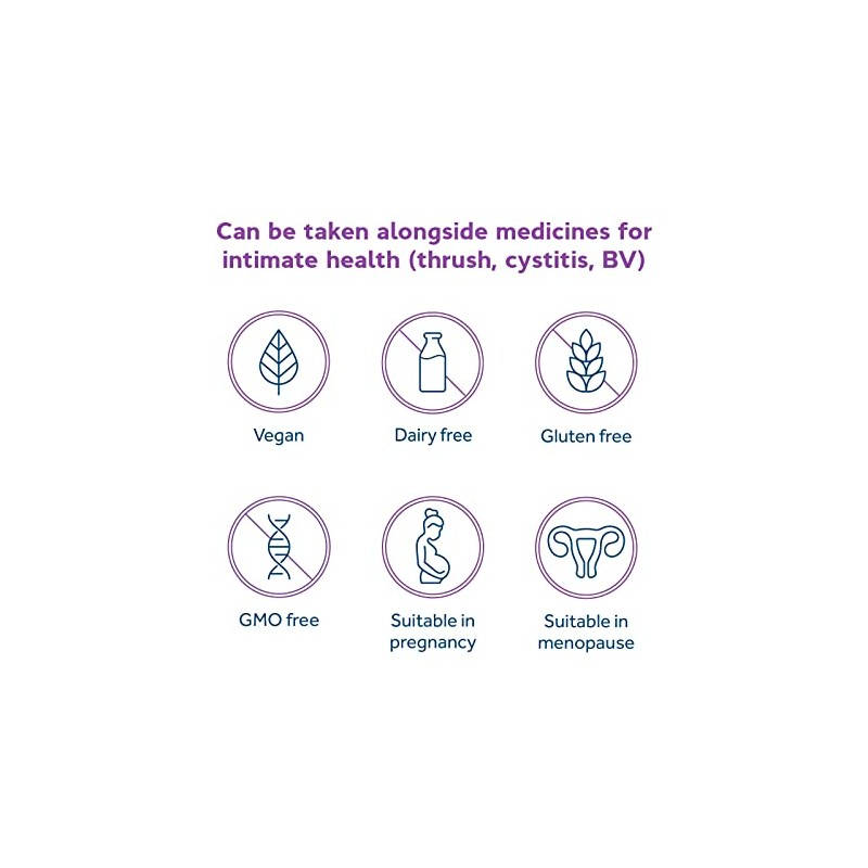 Optibac Probiotics Para mujeres - Suplemento vegano para rea ntima