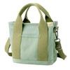 Aquamie Small Mini Tote Bag with Dividers, Zipper, Shoulder, Cross-body