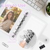 Transparent Seal Book, 6 Ring Binder, Snap-On Waterproof Clear Binder