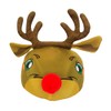 Rudolph Reindeer Santa Christmas Helmet Cover for Snowboard Cycling