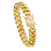 WinTrend Cuban Link Chain Necklace or Bracelet with Bling Bling