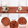 24 Pack Terracotta Cheesecloth Table Runner 120 inch Fall Thanksgiving
