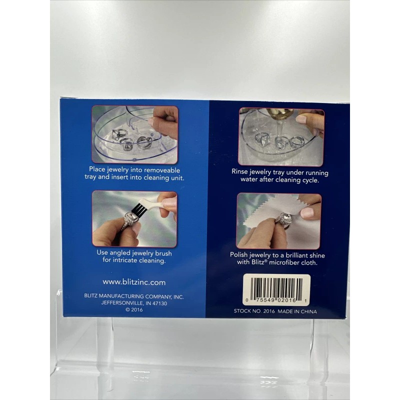 Blitz Ultra Jewelry Cleaning Machine Requires (Batteries Not Included)