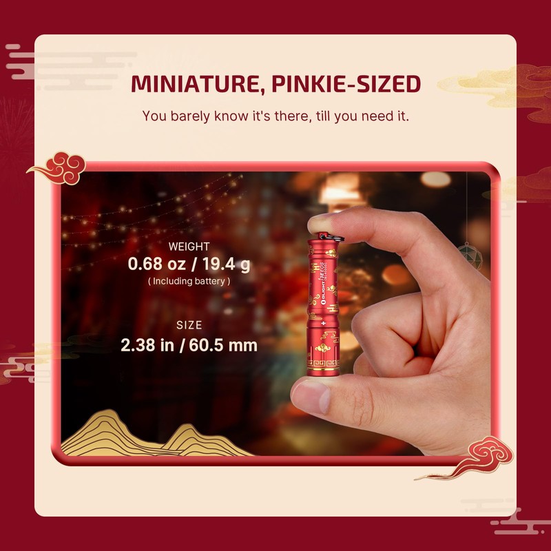 OLIGHT i3E EOS PMMA TIR Lens AAA EDC Flashlight 90