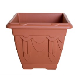 Whitefurze G02046 30cm Square Venetian Planter - Terracotta