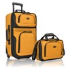 U.S. Traveler Carry-On Suitcase, Orange, Set