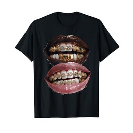 Women's Lips Print Graphic Y2K 2000s Vintage Summer Tops T-Shirt